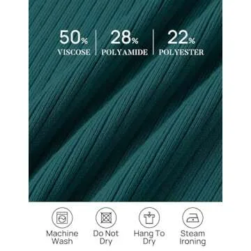 ZESICA Women's 2 Piece Outfits Set Casual Long Sleeve Knit Pullover Top and Wide Leg Pants Sweatsuit Lounge Sets,Teal,Medium