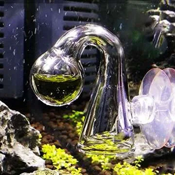 FZONE CO2 Glass Drop Checker for Aquatic Plants and Fish