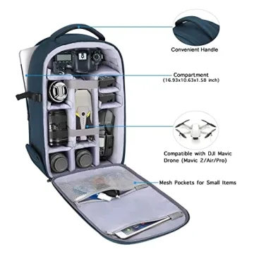 MOSISO Waterproof Camera Backpack for DSLR SLR Mirrorless