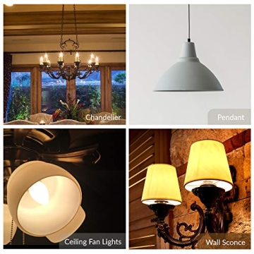 Simba Flame Tip Candle Light Bulbs - Warm White 2700K