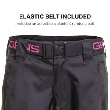 Grundéns Women's Weather Watch Pant | Updated | Waterproof, Stain-Resistant, Black, Small