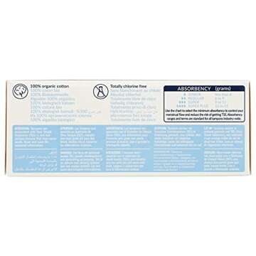 Natracare Non-Applicator 100% Organic Cotton Tampons, Regular, Totally Chlorine Free, Biodegradable and Compostable (1 Pack, 20 Tampons Total)…