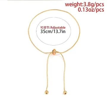 MIFYNN Waterproof Gold Adjustable Women's Ankle Bracelet