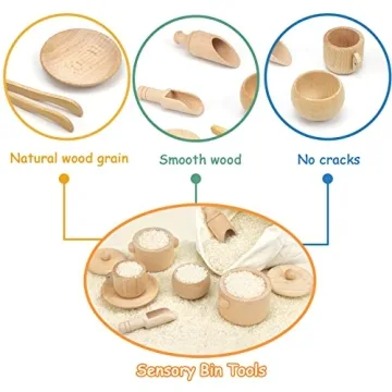 Sensory Bin Tools for Toddlers - Montessori Toys - Fine Motor Skills