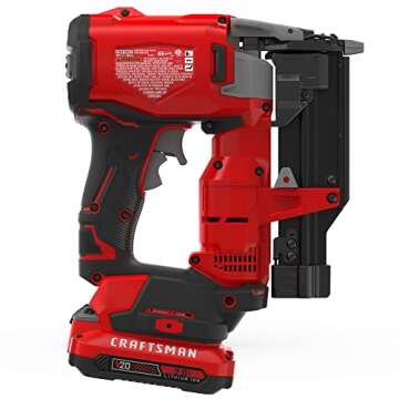 CRAFTSMAN V20 Cordless Pin Nailer Kit with Battery