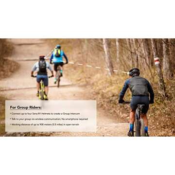 Sena R1 Smart Communications Helmet (Matte Black, Large)