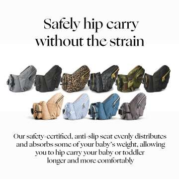 Tushbaby Hip Seat Baby Carrier - Award-Winning Ergonomic Design