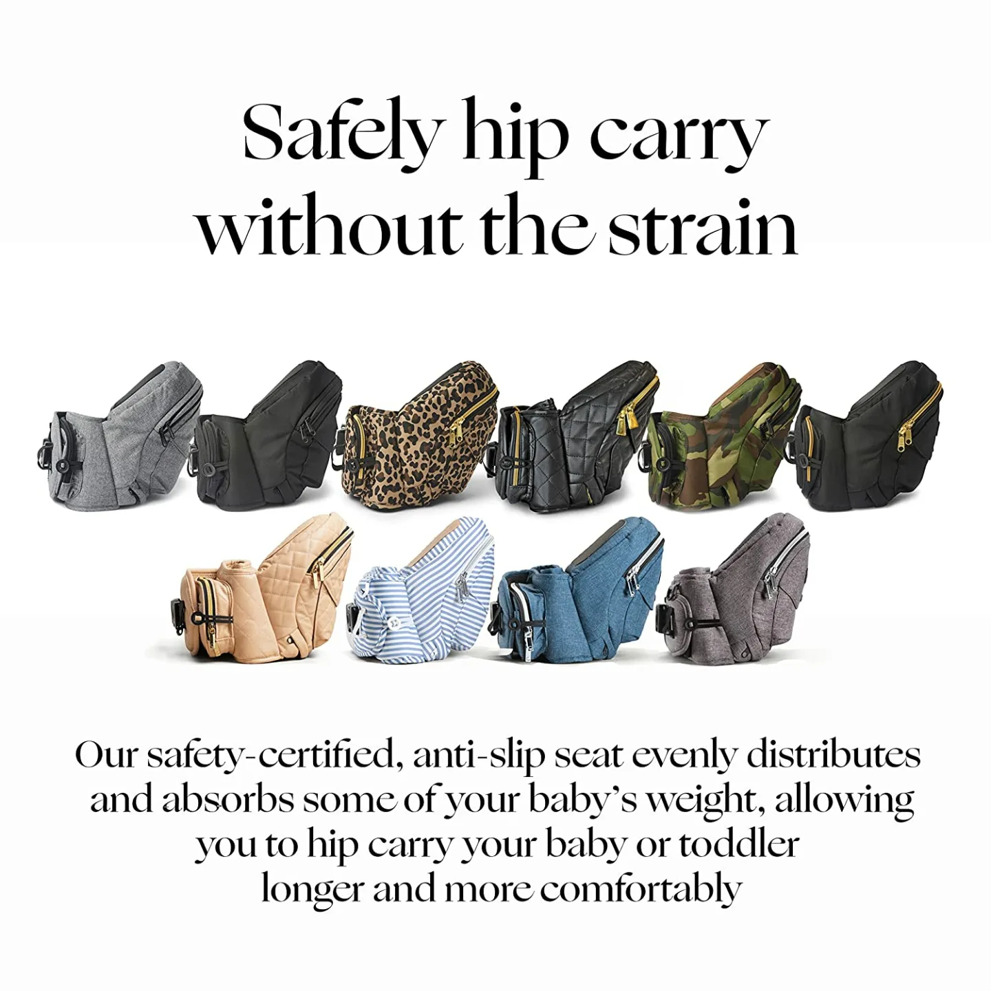 Tushbaby Hip Seat Baby Carrier - Award-Winning Ergonomic Design