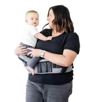 Tushbaby Hip Seat Baby Carrier - Award-Winning Ergonomic Design