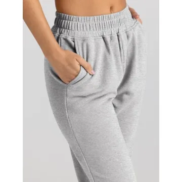 AUTomet Womens Lounge Baggy Joggers with Pockets