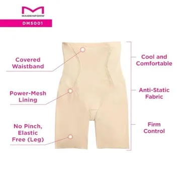 Maidenform High-Waist Thigh Slimmer Shapewear - Perfect Fit