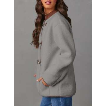 Dokotoo Women’s Fleece Jacket - Trendy, Warm, & Stylish
