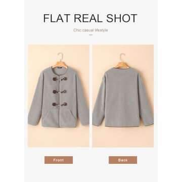 Dokotoo Women’s Fleece Jacket - Trendy, Warm, & Stylish