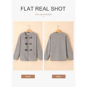 Dokotoo Women’s Fleece Jacket - Trendy, Warm, & Stylish