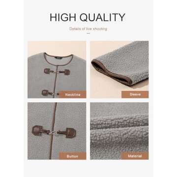 Dokotoo Women’s Fleece Jacket - Trendy, Warm, & Stylish