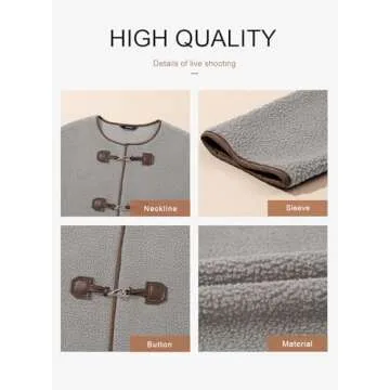 Dokotoo Women’s Fleece Jacket - Trendy, Warm, & Stylish