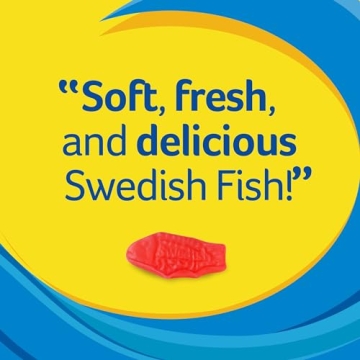 SWEDISH FISH Mini Soft & Chewy Candy Family Size 1.8 lb