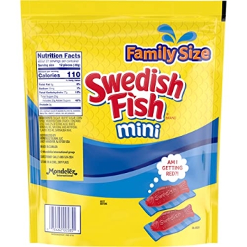 SWEDISH FISH Mini Soft & Chewy Candy Family Size 1.8 lb