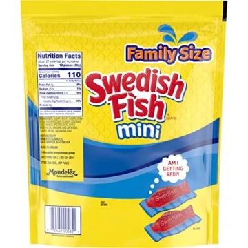 SWEDISH FISH Mini Soft & Chewy Candy Family Size 1.8 lb