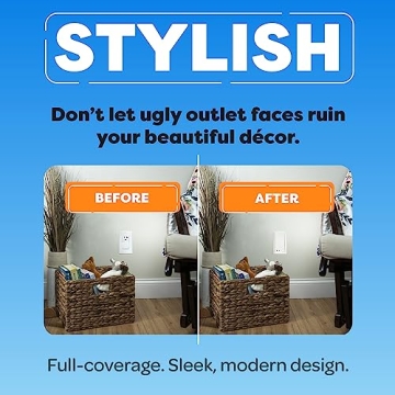 Stylish Child Resistant Outlet Cover | Socket Shield