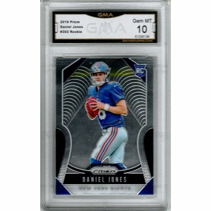 Daniel Jones 2019 Panini Prizm RC Graded Card