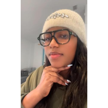 FEISEDY Aviator Frame Blue Light Blocking Glasses