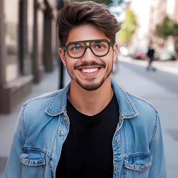 FEISEDY Aviator Frame Blue Light Blocking Glasses