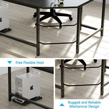 Tribesigns L Shaped Computer Desk - Modern Corner Workspace