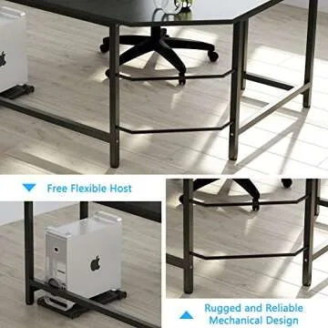 Tribesigns L Shaped Computer Desk - Modern Corner Workspace