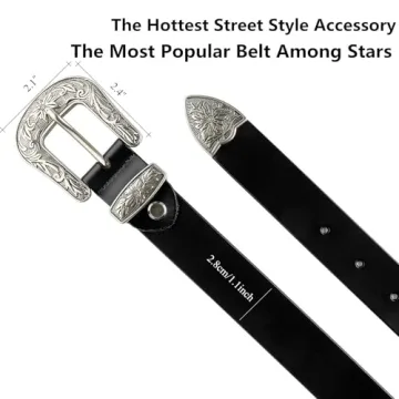 Stylish JASGOOD Women Leather Belt for Modern Fashion