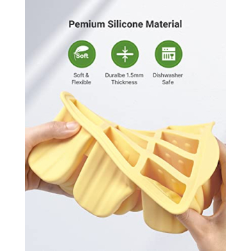 BPA-Free Silicone Popsicle Molds by MEETRUE - Easy-Release