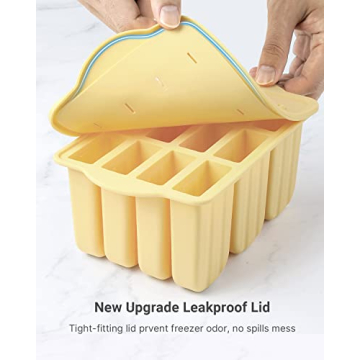 BPA-Free Silicone Popsicle Molds by MEETRUE - Easy-Release