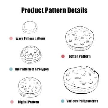 Fanboxk 5Pcs Non-Slip Plastic Balance Stepping Stones for kids,up to 220 Ibs for Pomoting Children's Coordination Skills Obstacle Courses Sensory Toys for Toddlers,Indoor or Outdoor Play