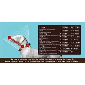 All Four Paws Comfy Cone Pet Cone for Dogs, Cats, Large, Tan - Comfortable Soft Dog Cone Collar Alte...