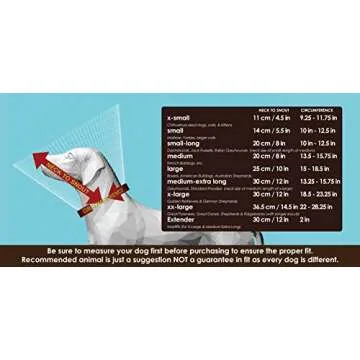 All Four Paws Comfy Cone Pet Cone for Dogs, Cats, Large, Tan - Comfortable Soft Dog Cone Collar Alte...