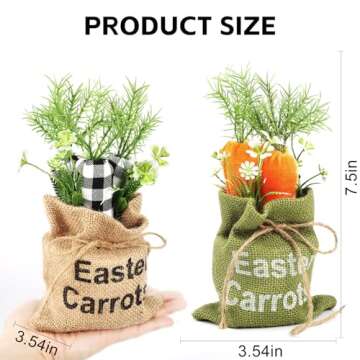 Adorable Easter Carrot Table Decorations for Spring