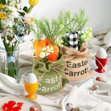 Adorable Easter Carrot Table Decorations for Spring