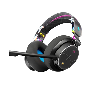 Skullcandy PLYR Wireless Gaming Headset with Enhanced Sound Perception and AI Microphone