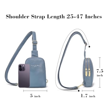 INICAT Travel Small Sling Bag Stylish Crossbody for Women