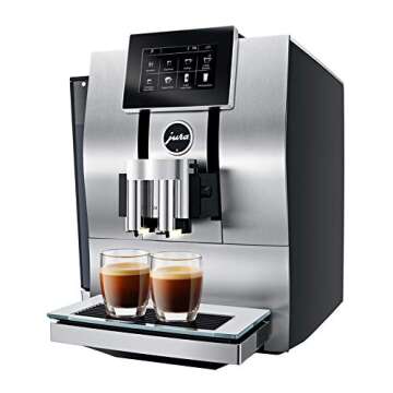 Jura Z8 Aluminum Automatic Espresso & Cappuccino Machine with Touch screen