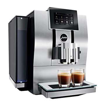 Jura Z8 Aluminum Automatic Espresso & Cappuccino Machine with Touch screen