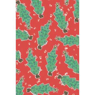 Ava's Christmas Tree Notebook: Blank notebook for Christmas lovers