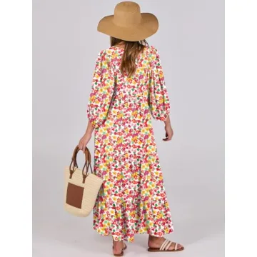 ANRABESS Women’s Summer Boho Maxi Dress - Flowy & Elegant
