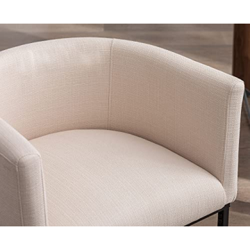 Stylish VESCASA Linen Upholstered Dining Chair
