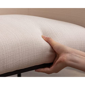 Stylish VESCASA Linen Upholstered Dining Chair