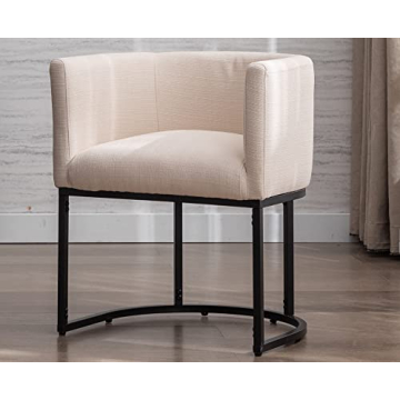 Stylish VESCASA Linen Upholstered Dining Chair