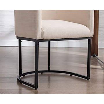 Stylish VESCASA Linen Upholstered Dining Chair