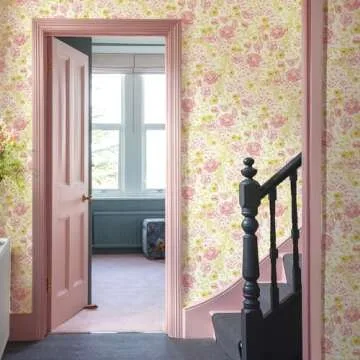 Simon&Siff Floral Peel and Stick Wallpaper for Easy Home Decor