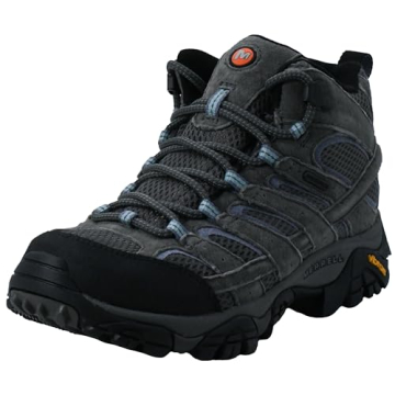 Merrell Women's Moab 2 Mid Waterproof Hiking Boot - Granite, Size 8 M US