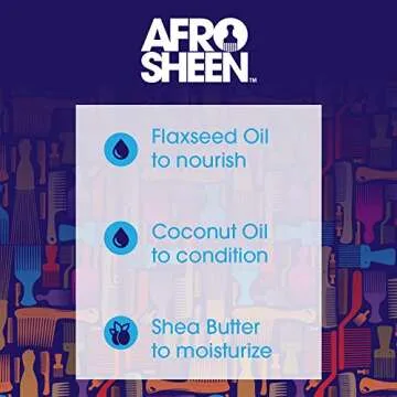 Afro Sheen Gel Cream, Versatile 2-in-1 Styling Cream for Textured Hair